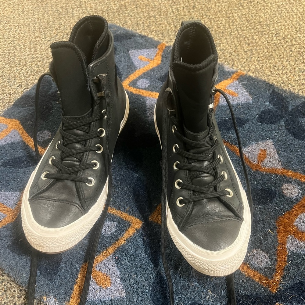 Converse Waterproof High Top Sneaker Lace up Boots sz 8 - Picture 4 of 6